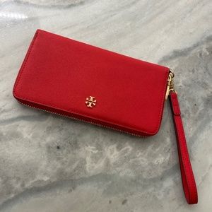 Tory Burch Red Wallet